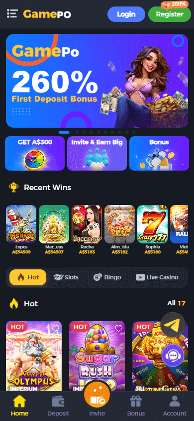 gamepo_casino_homepage_mobile
