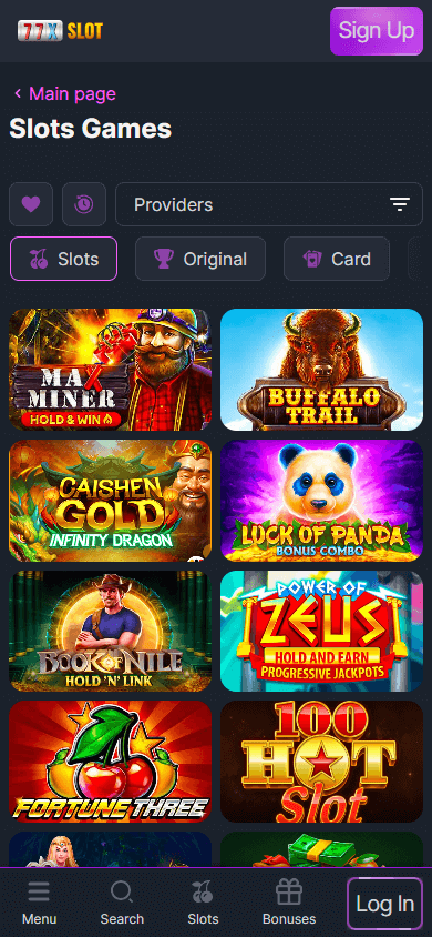 77xslot_Casino_game_gallery_mobile
