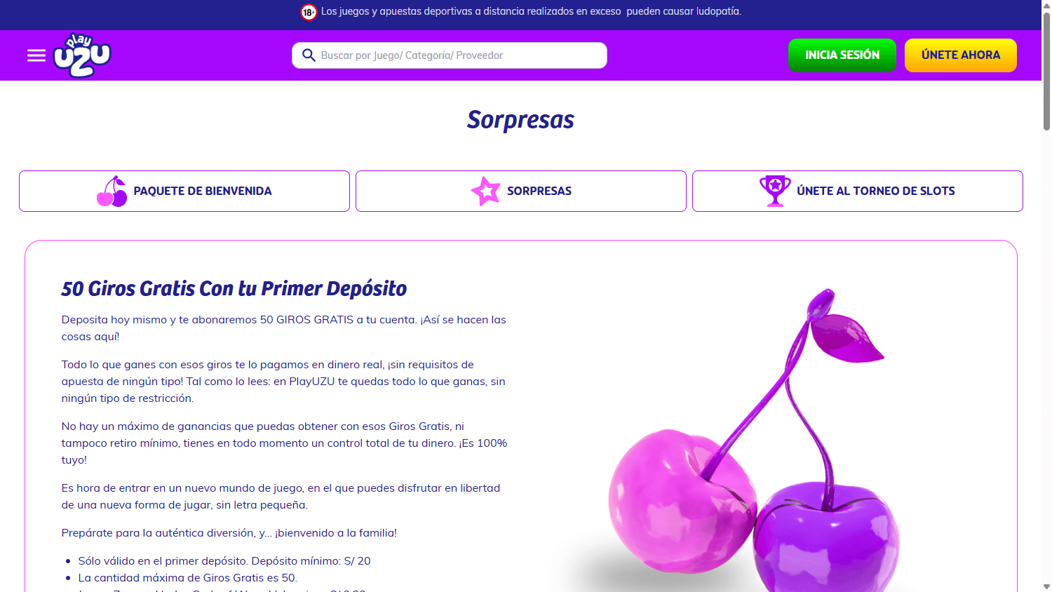 PlayUZU_Casino_PE_promotions_desktop