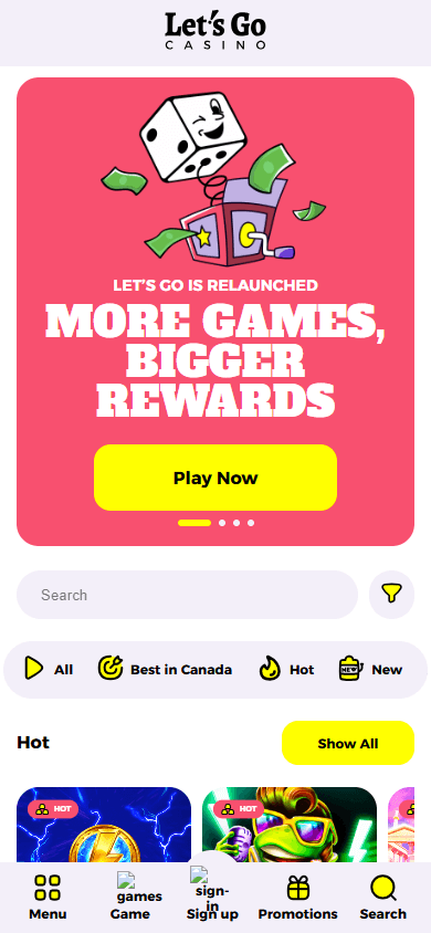 Let's_Go_Casino_homepage_mobile