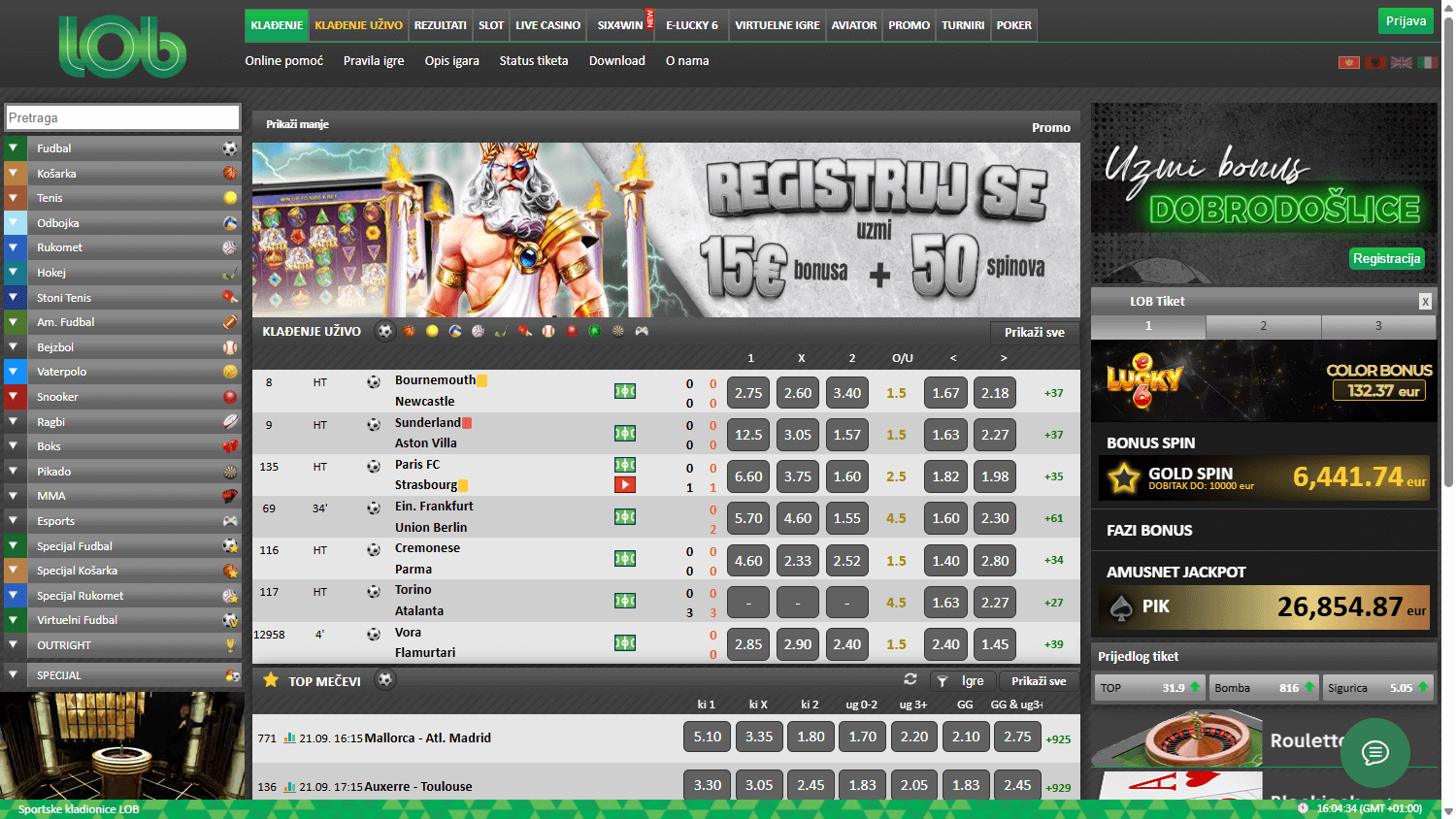 LOB_Bet_Casino_homepage_desktop