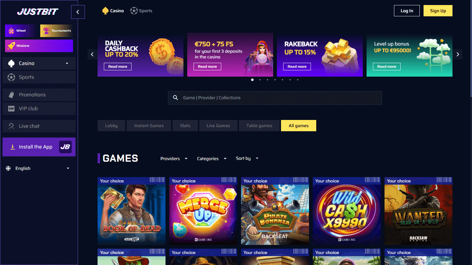 justbit_casino_game_gallery_desktop