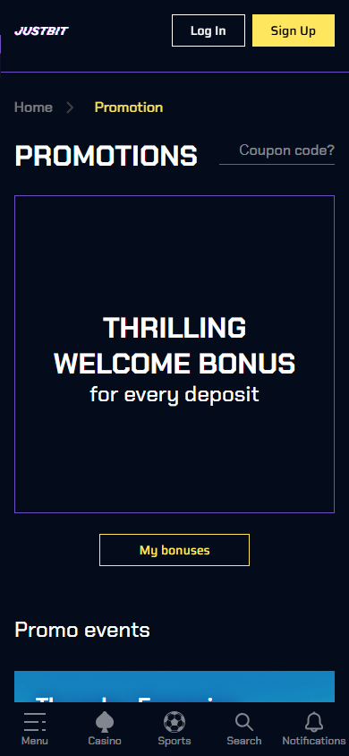 justbit_casino_promotions_mobile