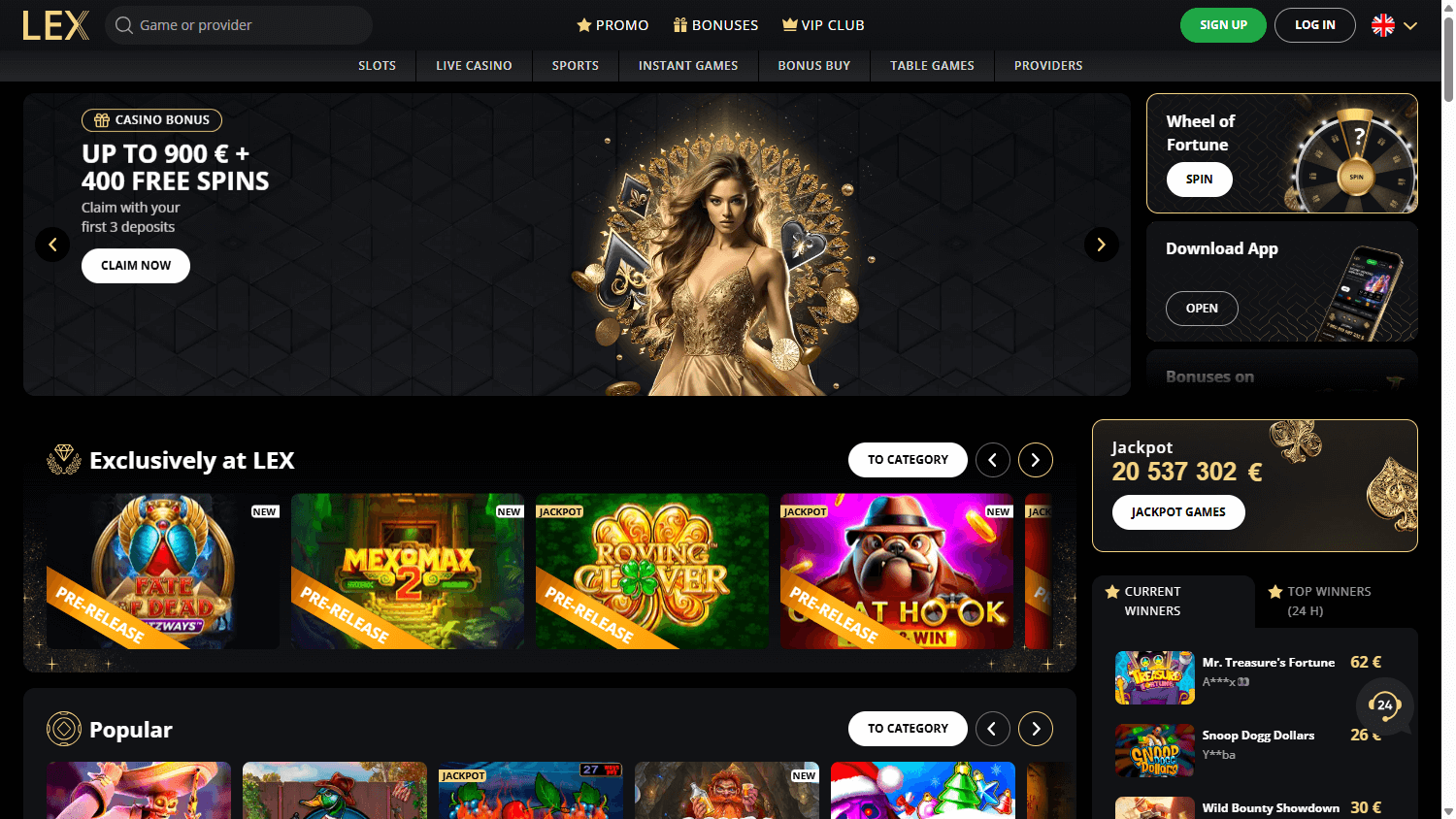 lex_casino_homepage_desktop