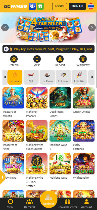 gcwin99_casino_homepage_mobile