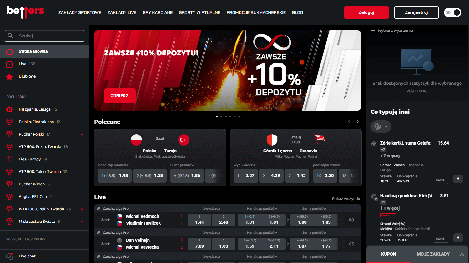 Betters_Casino_homepage_desktop