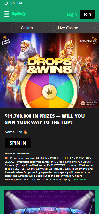 TopTally_Casino_promotions_mobile