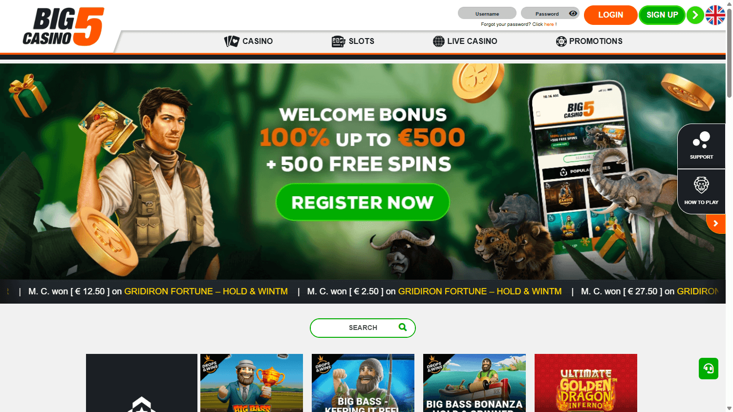 big5casino_homepage_desktop