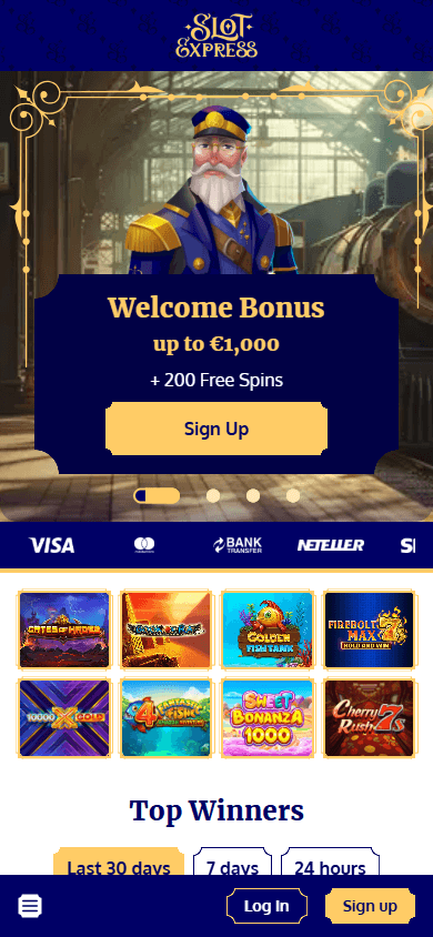 slot_express_casino_homepage_mobile
