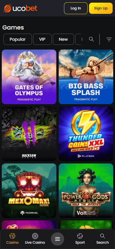 UcoBet_Casino_game_gallery_mobile