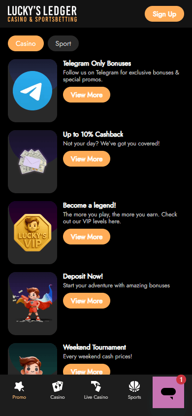 Lucky's_Ledger_Casino_promotions_mobile