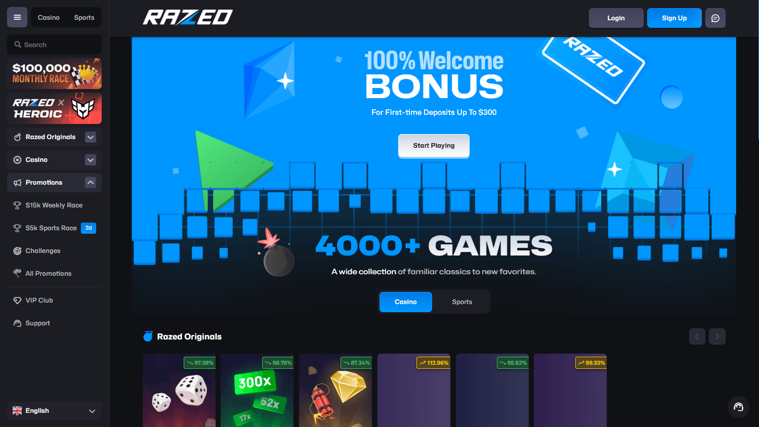 razed_casino_homepage_desktop