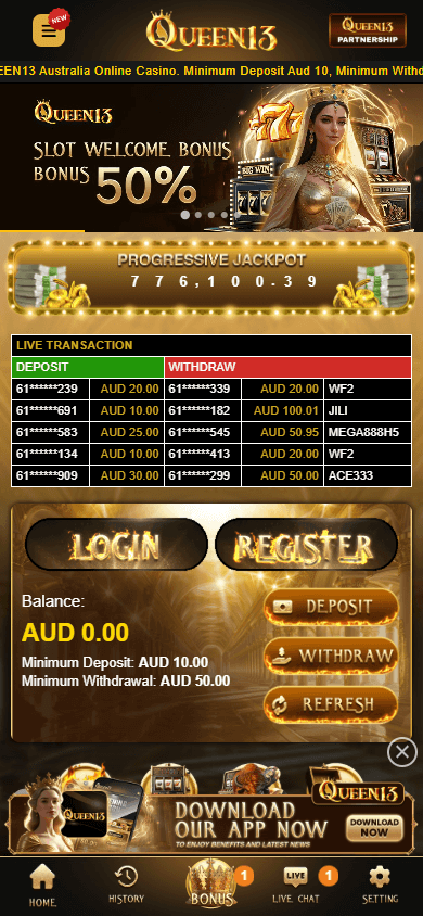 quenn13_casino_homepage_mobile