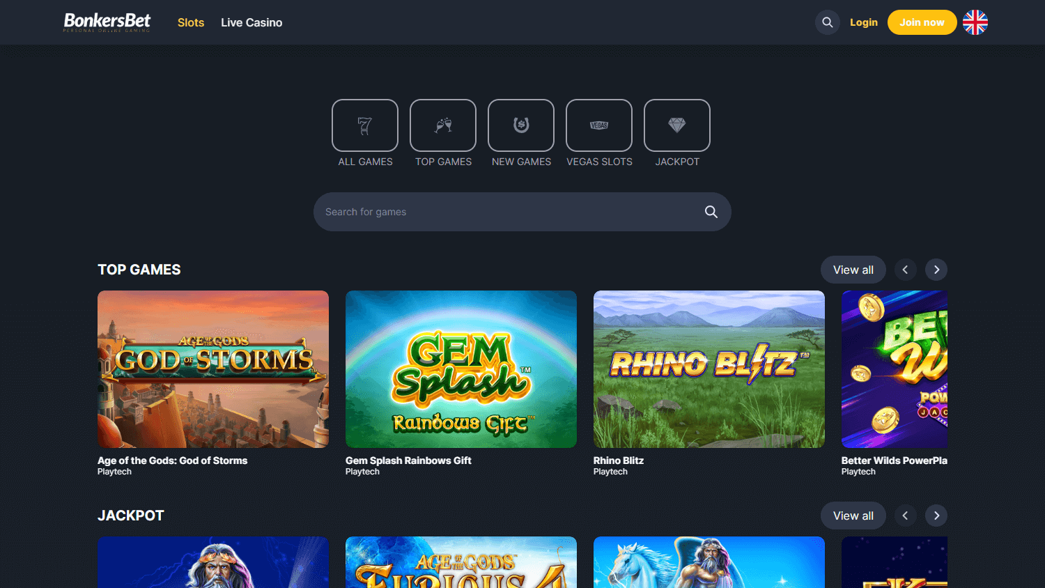 BonkersBet_Casino_homepage_desktop