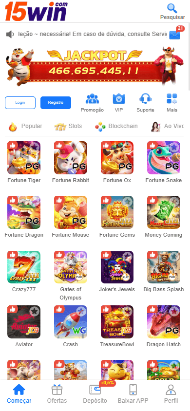 15win_Casino_homepage_mobile