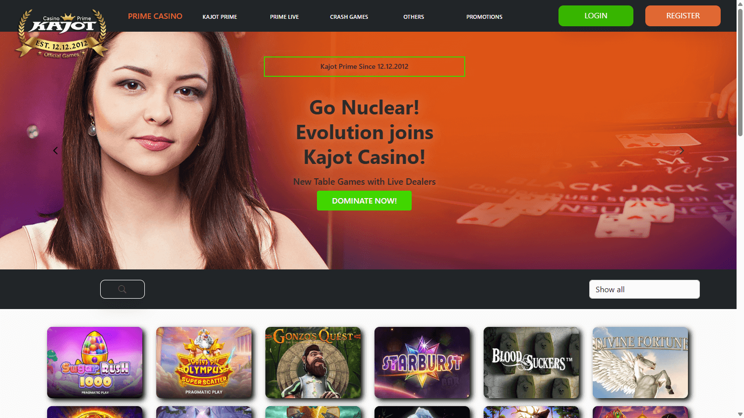 Kajot_Casino_homepage_desktop