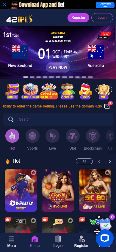 42bet_casino_homepage_mobile