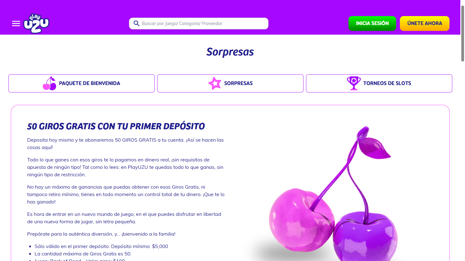 playuzu_casino_promotions_desktop