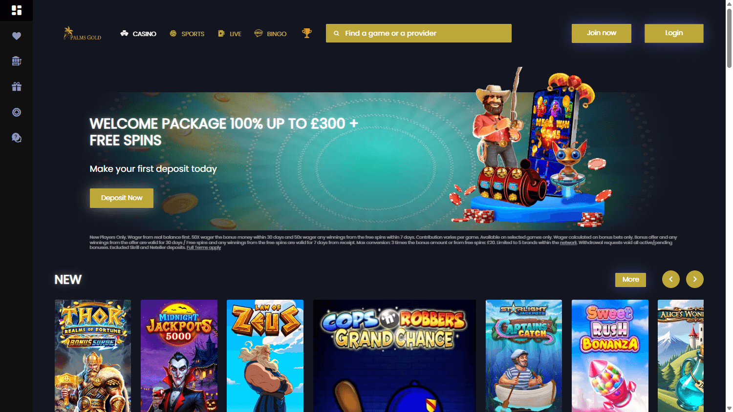 palmsgold_casino_homepage_desktop
