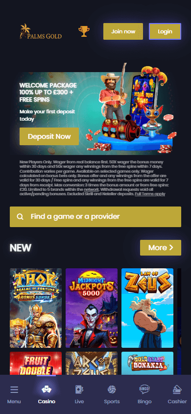 palmsgold_casino_homepage_mobile