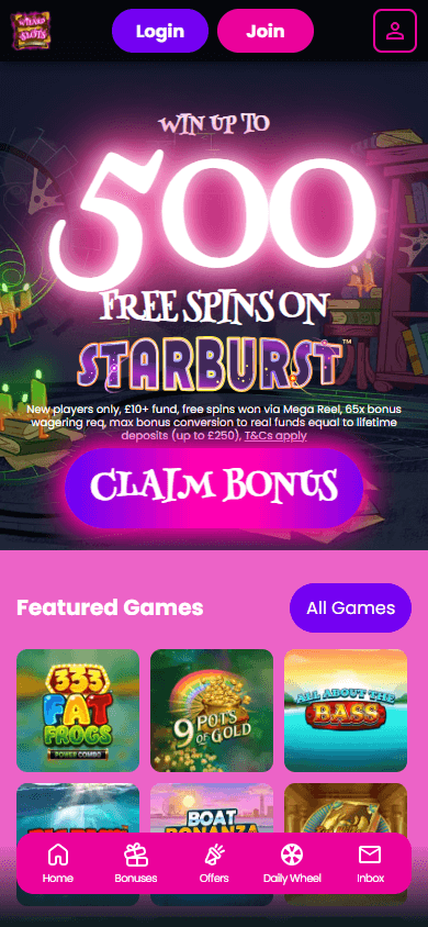 wizard_slots_casino_homepage_mobile