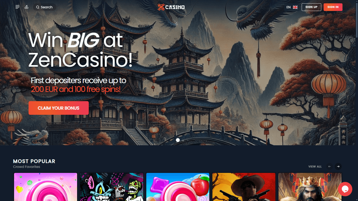 ZenCasino_homepage_desktop