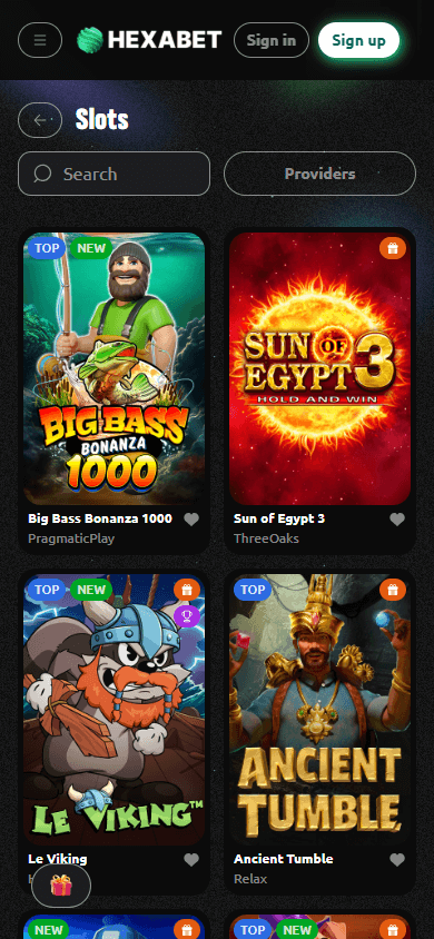 Hexabet_Casino_game_gallery_mobile