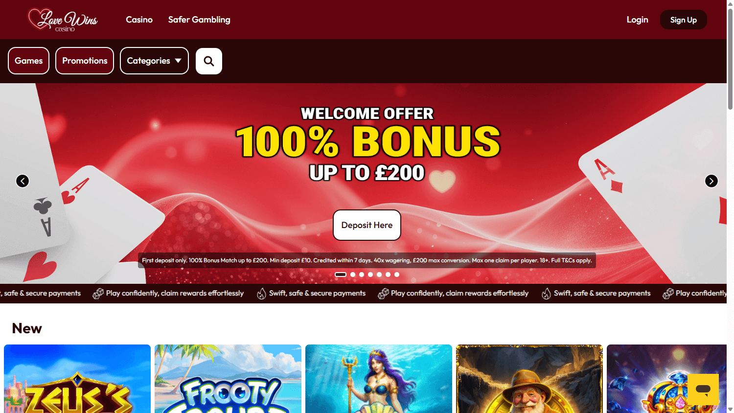 love_wins_casino_homepage_desktop