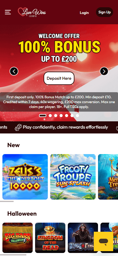 love_wins_casino_homepage_mobile