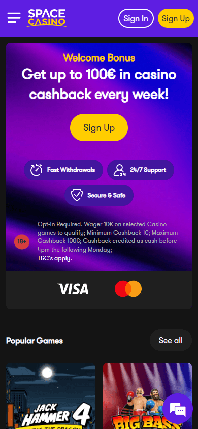 Space_Casino_homepage_mobile