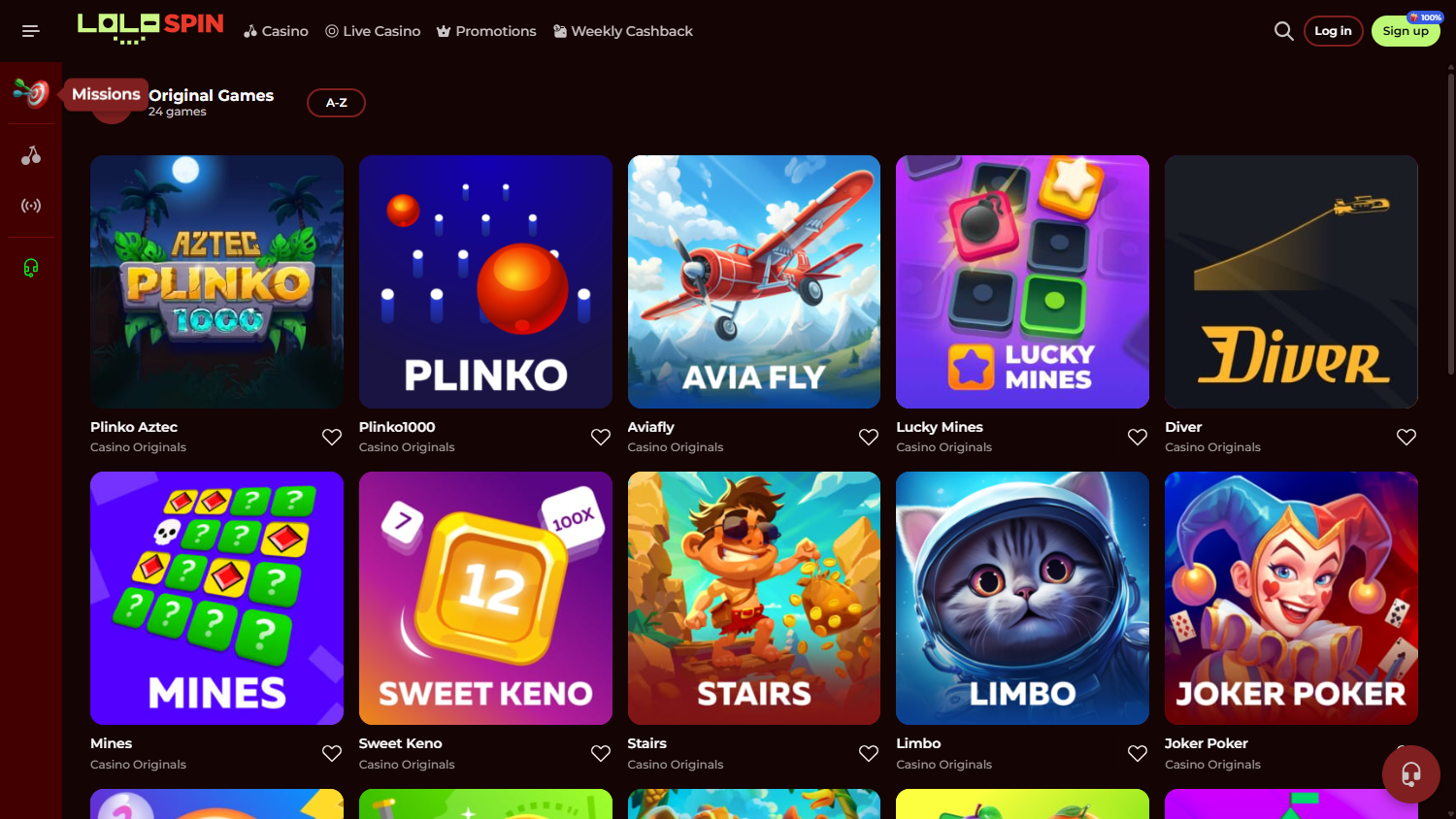 Lolospin_Casino_game_gallery_desktop