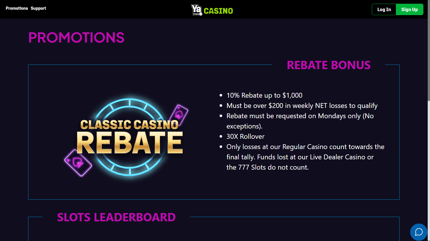 Ya_Poker_Casino_promotions_desktop