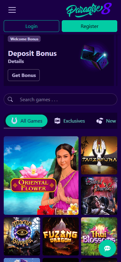Paradise_8_Casino_homepage_mobile