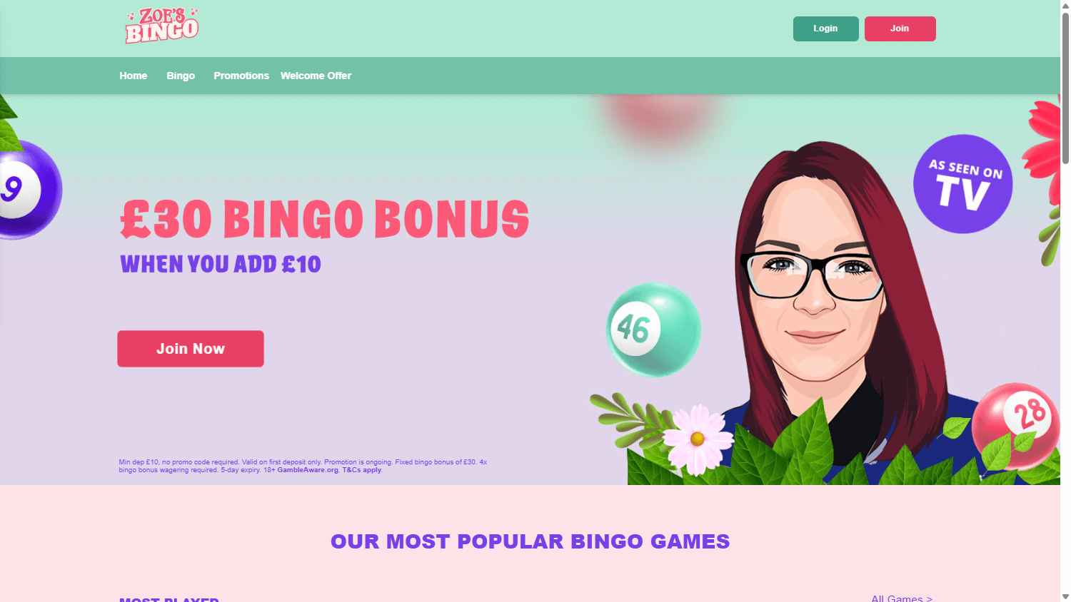 Zoe's_Bingo_Casino_homepage_desktop