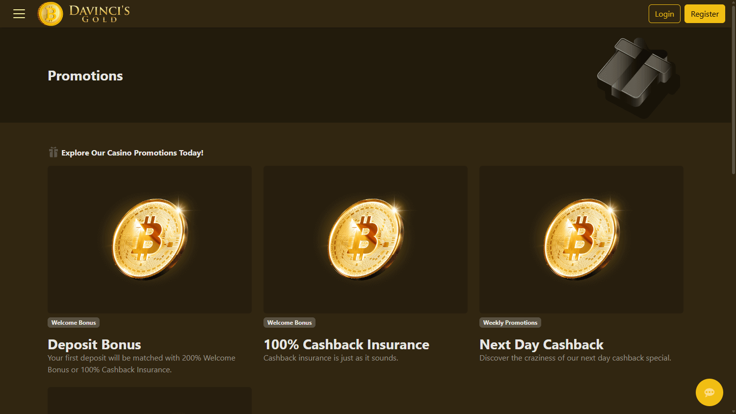 DaVincis_Gold_Casino_promotions_desktop