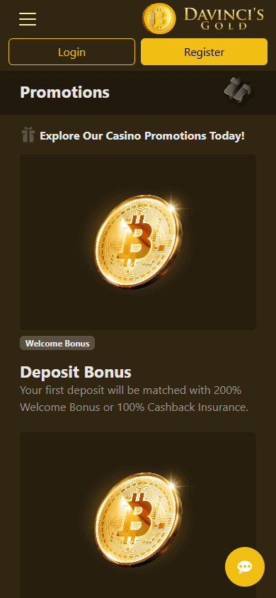 DaVincis_Gold_Casino_promotions_mobile