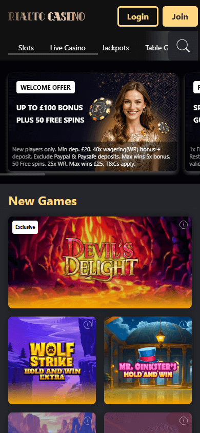 Rialto_Casino_homepage_mobile