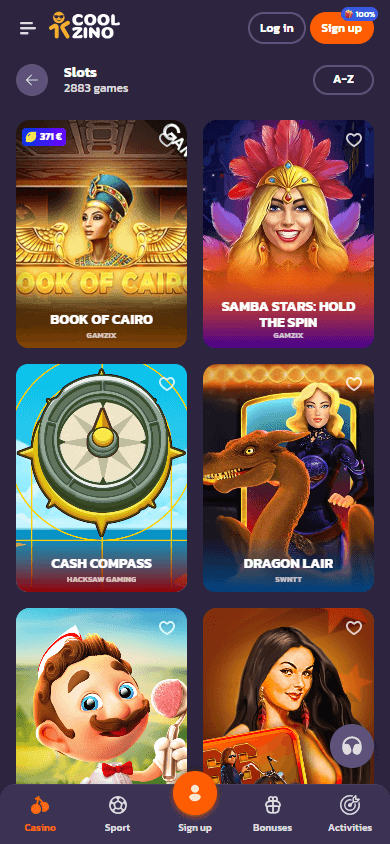 Coolzino_Casino_game_gallery_mobile