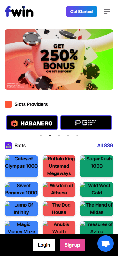 FWIN_Casino_homepage_mobile