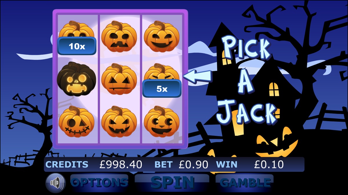 Haunted Hallows prize pick bonus game