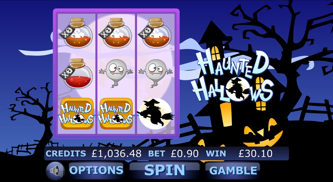 Haunted Hallows high symbol win