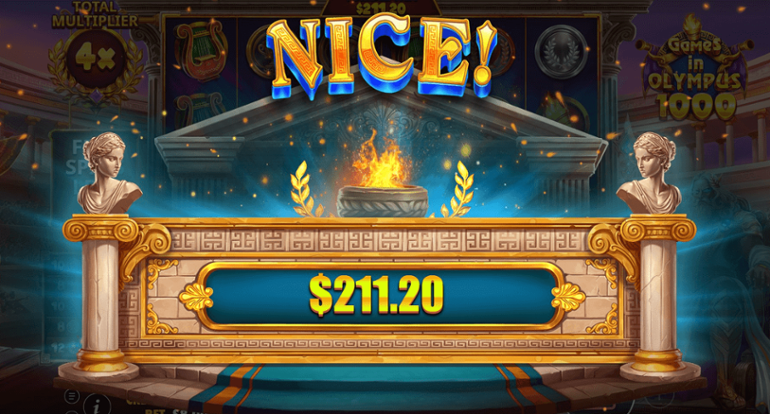 Games in Olympus 1000 nice win