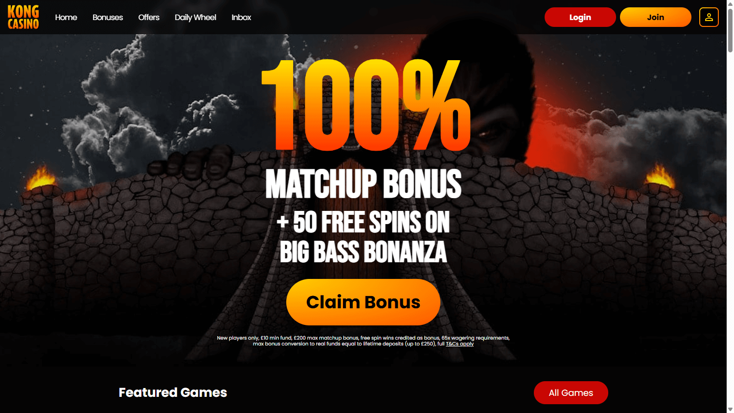 Kong_Casino_homepage_desktop