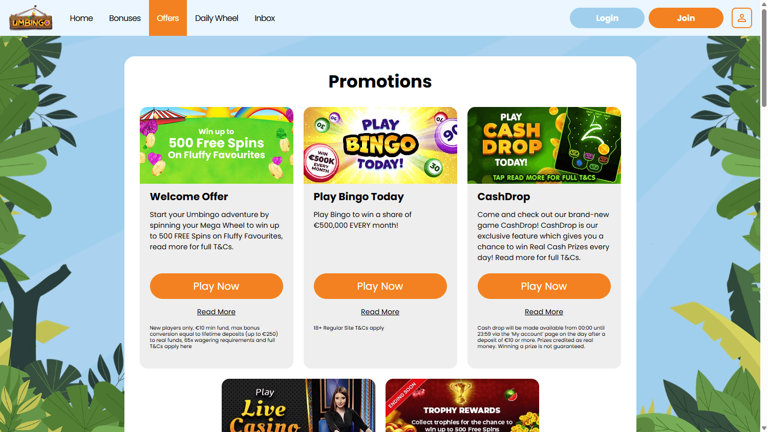 umbingo_casino_ie_promotions_desktop