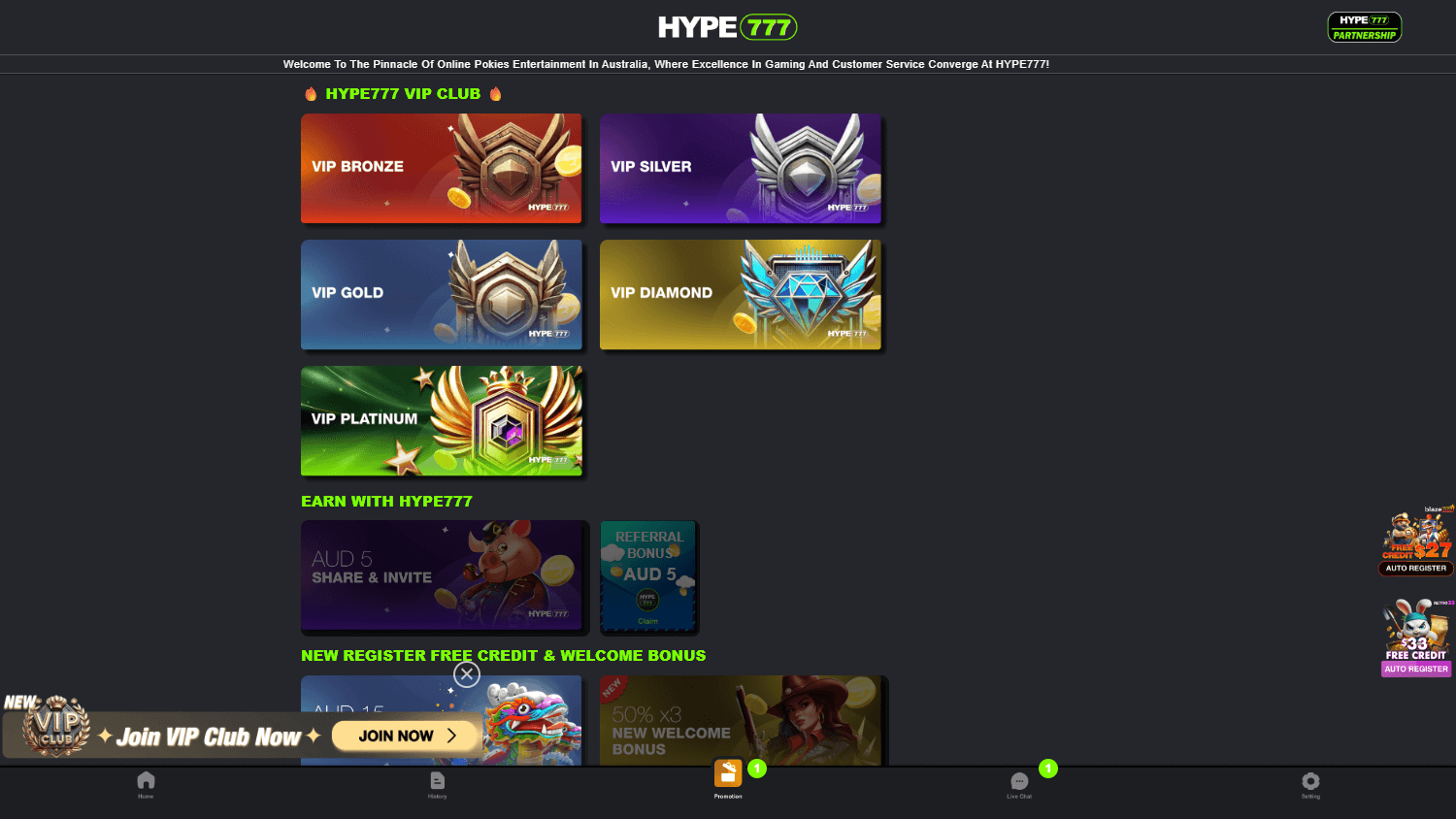 hype777_casino_promotions_desktop