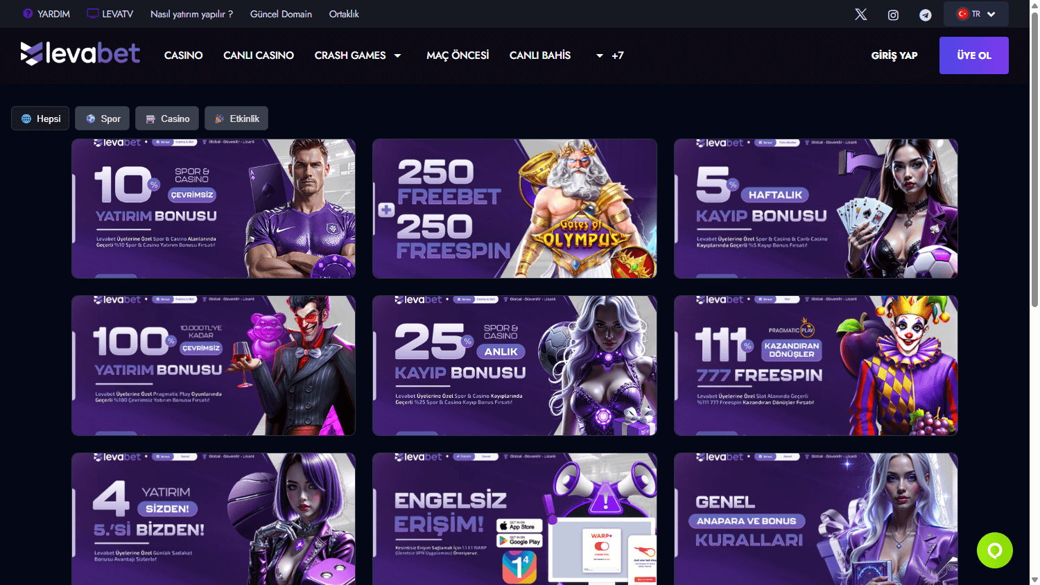 levabet_casino_promotions_desktop