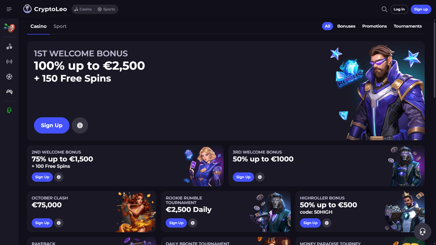 CryptoLeo_Casino_promotions_desktop