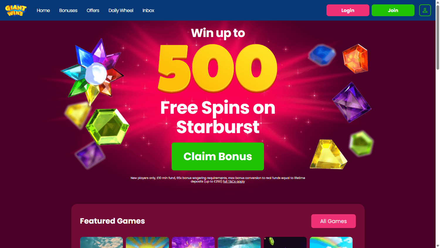 Giant_Wins_Casino_homepage_desktop
