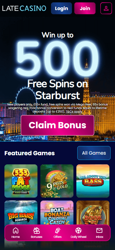 Late_Casino_homepage_mobile