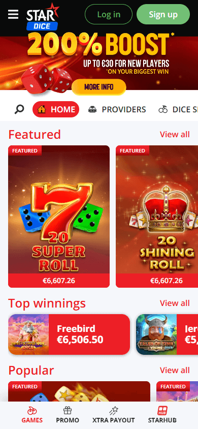 Stardice_Casino_homepage_mobile
